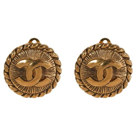 vintage faux Chanel earrings